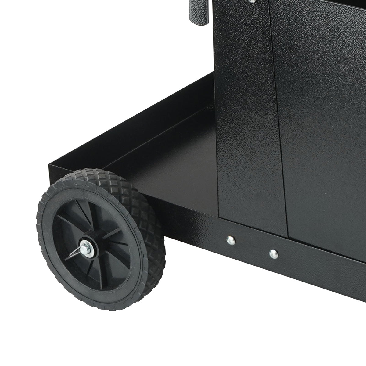 Welding Cart, 2-Tier Heavy Duty Welder Cart with Lockable Cabinet, photo 2 of 10