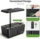 Ahopegarden Indoor Garden Hydroponics Growing System: 10 Pods Plant Germination Kit Aeroponic Herb Vegetable Growth Lamp Countertop with LED Grow Light - Hydrophonic Planter Grower Harvest Lettuce by GreenHaven Gardens
