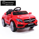 6V Licensed Mercedes Benz AMG Electric Vehicle, Kid Ride on Car with Parental Remote Control, MP3 Player Headlights Opening Doors for Children 3-8, Red
