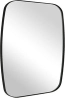 ANDY STAR Black Oblong Mirror, 36x40 Inch Black Oval Mirror for Bathroom with Stainless Steel Metal Frame, Wall Mouned for Bathroom, Living Room, Entryway by CozyNest Decor