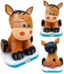 Stack-a-Roos Baby Horse by Salus Brands - Animal Stacking Toy, Educational Early Learning Toy for Infants Babies Toddlers, Age 12+ Months - Great Baby Gifts, STEM Toy by TinyTreasures Baby Boutique