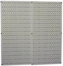 Wall Control Metal Pegboard Tool Organizer and Gray Metal Pegboard Pack by GreenHaven Gardens
