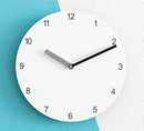 Stephanie Imports Modern Minimalist White & Black Wall Clock by CozyNest Decor