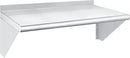 HARDURA Stainless Steel Shelf 14" x 24", 240lb Commercial Shelves Wall Mount Metal Shelving with Backsplash and Brackets for Kitchen, Restaurant, Laundry Room and Home by CozyNest Decor