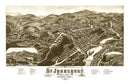 Vintage Map of St. Johnsbury, Vermont 1884