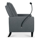 Recliner Chairs For Adults, Adjustable Recliner Sofa With Mobile Phone Holder & Cup Holder, Modern Reclining Chairs Fabric Push Back Recliner Chairs For Living Room, Bedroom by HouseOfZazla