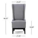 Alight Upholstered Dining Chair With High Back And Birch Wood Legs by HouseOfZazla