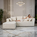 Modular Corner Sofa With Soft Fabric