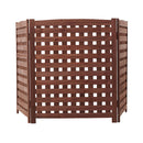3 Panel Outdoor Air Conditioner Fence Screen by HouseOfZazla