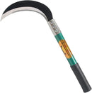 KEYI Weeding Sickle,Steel Grass Sickle,Manganese Steel Blade/Hardwood Handle Hand held Serrated Grass Hook Cutter - Great for Removing Unwanted Vines and Weeds. (13.8 in*6.3 in) by GreenHaven Gardens