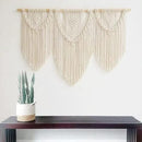 guzhiou large macrame wall hanging - Boho Tapestry Macrame Wall Decor Art- Chic Bohemian Handmade Woven Tapestry Home Decoration for Bedroom Living Room Apartment Wedding Party - 43"x32" (Beige-Leaf) by CozyNest Decor