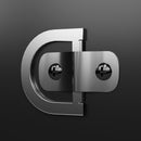 Package Delivery Box for Outside with Lock 16.7'L*16.8'W*36.4'H, Heavy-Duty Steel Package Drop Box with Anti-Theft Design, Weather-Resistant, Package Mailbox for Porch Ideal for Home or Office,(Black