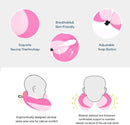 MOOB Kids Travel Pillow for Car Seat Kids Travel Neck Pillow U-Shape Car Seat Head Support Children Stroller Pillow Toddler Neck Pillow for Carseat Pink 3-12 Y/O by TinyTreasures Baby Boutique