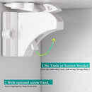 16 Pack Child Safety Magnetic Cabinet Locks - Vmaisi Children Proof Cupboard Baby Locks Latches - Adhesive for Cabinets & Drawers and Screws Fixed for Protection by TinyTreasures Baby Boutique