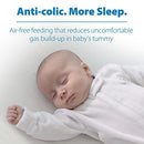 Dr. Brown's Natural Flow Anti-Colic Options+ Narrow Baby Bottle, 4 oz/120 mL, with Level 1 Slow Flow Nipple, 0m+, 4 Bottles by TinyTreasures Baby Boutique
