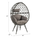 Aeven - Patio Lounge Chair - Light Gray