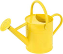 Metal Watering Can for Outdoor and Indoor Plants, Watering Can Decor, 1 Gallon (Yellow) by GreenHaven Gardens