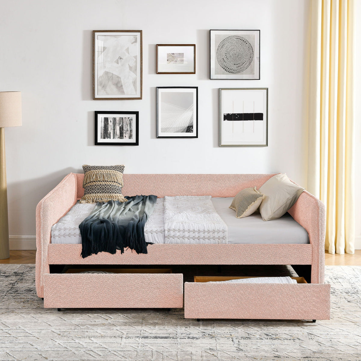 Upholstered Daybed & 2 Drawers, photo 10 of 17