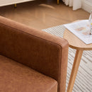 30.7"W Upholstered Square Swivel Accent Chair