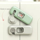 2x Child Kid Lock Fridge, Freezer, Cabinet Catch Baby Safety Lock Door Safe (Blue) by TinyTreasures Baby Boutique
