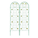 4 Pack Metal Garden Trellis 71" x 19.7" Rustproof Support by HouseOfZazla