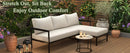 U_style Outdoor L-Shaped Sofa with Iron Frame,Weather-Resistant Patio Sofa Set with Ultra-Thick Cushions,Comfortable Seating for 3,Ideal for Patio, Balcony,and Garden by Montret