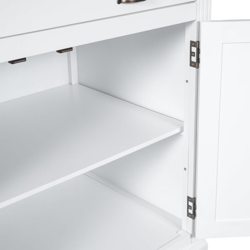 83.4"Tall Bookshelf &Writting Desk Suite,Modern Bookcase Suite with LED Lighting, Drawers,Doors,Study Desk and Open Shelves,2-Piece Set for Living Room,Home Office,Study Room,White