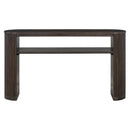 Console Table With Fluted Legs, Open Shelf