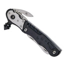 Black Glass Breaker With Multi Tools, 6" L by creativegiftsdirect