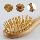 PandaEar Baby Hair Brush and Comb Set for Newborn| Natural Wooden Hairbrush with Soft Goat Bristles, Pear Wood Comb and Wooden Massage Brush for Infant, Toddler, Kids by TinyTreasures Baby Boutique