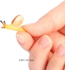 7 Pcs Snail Figurine Miniature Snail Model Realistic Animal Figurines Fairy Garden Micro Landscape Decor by GreenHaven Gardens