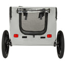 Outdoor Heavy Duty Collapsible Pet Bike Trailer with 16-Inch All-Terrain Wheels