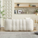 Cozy Beanbag Chair With High Resilience Foam Core For 2 by HouseOfZazla