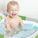 TPN Collapsible Baby Bathtub, Baby Bath Tub with Soft Cushion & Real-Time Thermometer, Baby Bathtub Infant to Toddler Tub (0-36 Months), Portable Newborn Travel Bath tub by TinyTreasures Baby Boutique