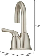 InSinkErator H-HOT150SN-SS Instant Hot Water Dispenser System with Stainless Steel Tank, Satin Nickel by CozyNest Decor