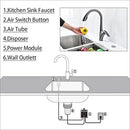 Garbage Disposal SinkTop Air Switch Kit with Stainless Steel Button,Chrome by CozyNest Decor