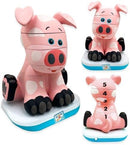 Stack-a-Roos Baby Pig by Salus Brands - Animal Stacking Toy, Educational Early Learning Toy for Infants Babies Toddlers, Age 12+ Months - Great Baby Gifts. STEM Toy by TinyTreasures Baby Boutique