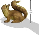 Design Toscano Scamper the Woodland Squirrel Outdoor Garden Statue, 7 Inch Tall, Cast Stone Resin, Brown Finish by CozyNest Decor
