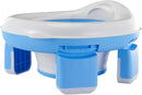 Kids Travel Potty | Foldable Car Potty | Potty Training Toilet w/Travel Bag & Potty Liners for Indoor and Outdoor (Blue) by TinyTreasures Baby Boutique
