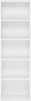 Furinno Luder Bookcase / Book / Storage , 5-Tier, White by TinyTreasures Baby Boutique