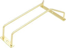 8.8-Inch Gold Wine Glass Rack, Under Cabinet Wine Glass Holder Stainless Steel Stemware Rack - Hanging Stemware Holder for Cabinet Kitchen Bar, Set of 3 by CozyNest Decor