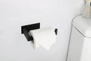 Toilet Paper Holder, Self Adhesive Tissue Holder Stainless Steel Rustproof Paper Roll Holder, No Drilling Easy to Install, Toilet Paper Rack Suitable for Office, Bathroom (2, Matte Black) by CozyNest Decor