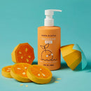 Dabble & Dollop Tangerine Body Wash & Shampoo – 3-in-1 Natural Bubble Bath for Kids, Made in USA, No Parabens or Sulfates, Vegan, Gluten-Free, Tear-Free (10oz, Pack of 2) by TinyTreasures Baby Boutique