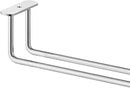 Soro Essentials- 10" Glass Hanging Stemware Rack Chrome Plated Set of 2- Wine Glass Hangers Under Shelf Cabinet Wire Wine Holder Storage Hanger for Cabinet Kitchen Bar or Home by CozyNest Decor