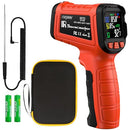 Infrared Thermometer Temperature Gun -58°F to 1796°, 16:1 Non Contact Laser Thermometer Gun with Thermocouple Probe for Humidity, Pizza Oven, Griddle, Ir Temp Gun for Home and Industry Repair by TinyTreasures Baby Boutique