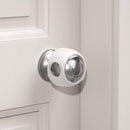 EUDEMON 4 Pack Updated Door Knob Cover Baby Safety Door Lock Childproof Safety Cover Door Handle Cover for Kids Safety (Clear-White) by TinyTreasures Baby Boutique