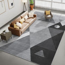 HOMFINE Washable Modern Area Rug - Geometric Style 6x9 Rugs for Living Room, Bedroom, Machine Washable Rug Soft Non Slip Non Shedding Area Rug - Grey, 6'x9' by TinyTreasures Baby Boutique