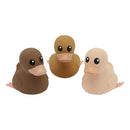 HEVEA Kawan Mini Rubber Duck - 100% Natural Rubber Baby Bath Toy - Eco Friendly, Perfect for Playing, Teething, and Bathing - Mold Free Bath Toys - Sand by TinyTreasures Baby Boutique