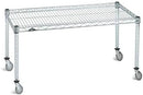 Omega Products Corporation 30" Deep x 72" Wide x 20" High Chrome Mobile Dunnage Rack by CozyNest Decor