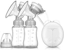 Manual Breast Pump - Automatic Double Electric Breast Pump Extractor De Leche Manual 3 Modes, 9 Levels，White by TinyTreasures Baby Boutique
